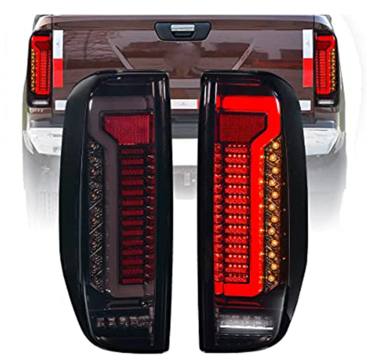 Auto Parts LED Smoke Lens Rear Lamp Tail Light Taillight For Nissan Navara D40 2005 Pickup