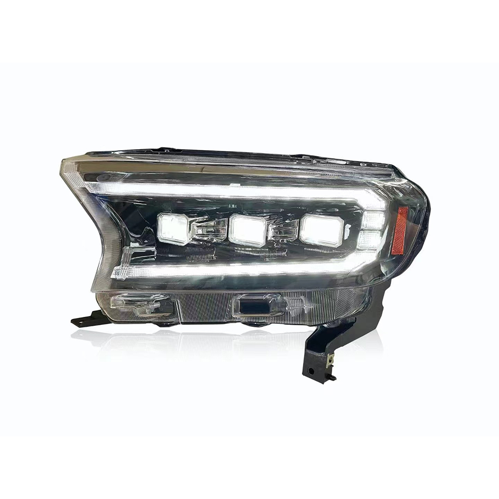 Geling LED Head Lamp 3 Projector Lens Headlight For Ford Ranger 2014 2015 2016 2017