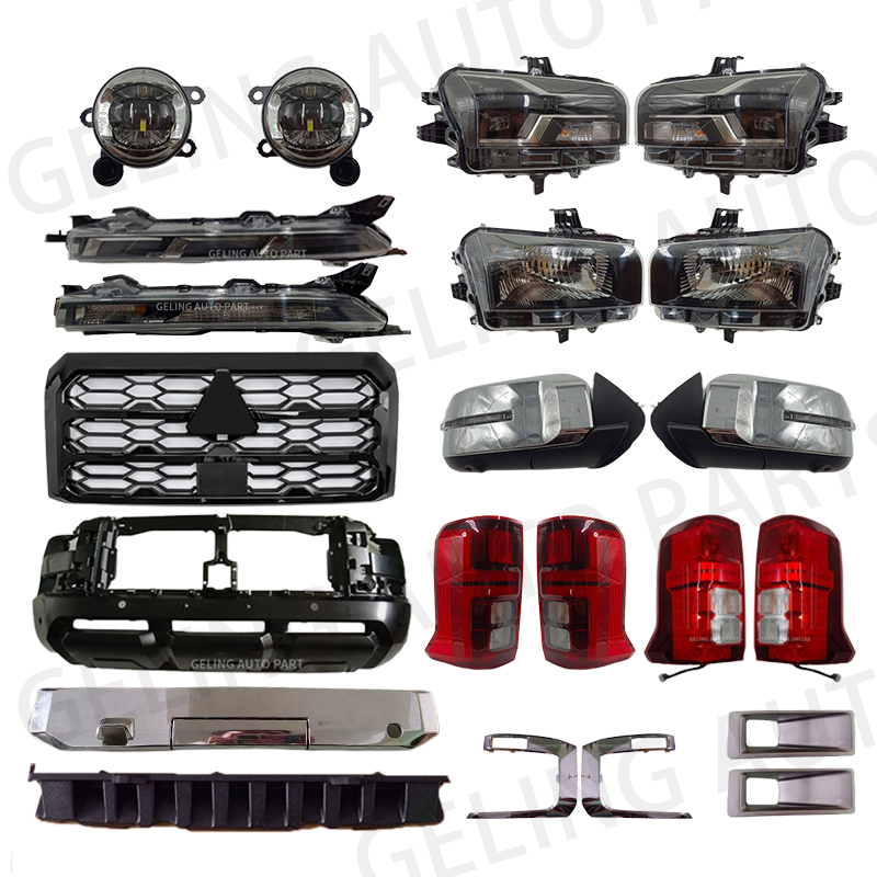 Auto Parts Aftermarket body kits accessories bumper fog lamp grille led front headlight For Mitsubishi Triton L200 2024