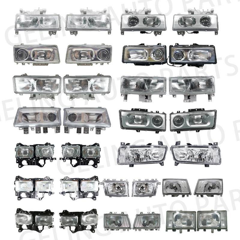 Factory Truck body parts front led headlight head lamp For Mitsubishi fuso canter 1986-2002 2005 2012 2022 MB515 fighter