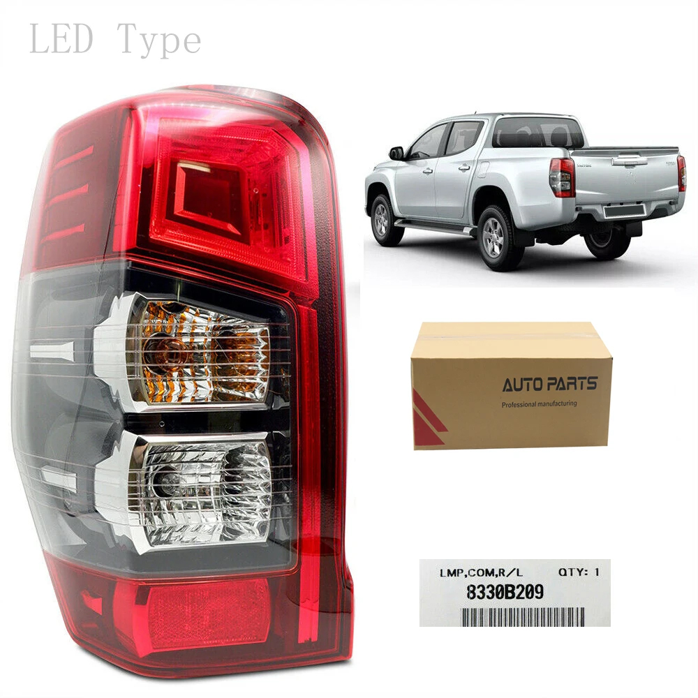 New High Level Tail Light Rear Lamp Assembly 8330b210 LED Taillights For Mitsubishi Triton L200 2020 2021