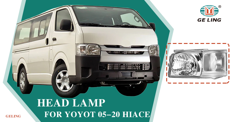 Head Lamp For Toyota Hiace Commuter Van 2005-2010